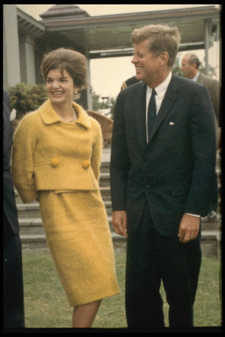 jackie kennedy bloody clothes. Jackie with President Kennedy